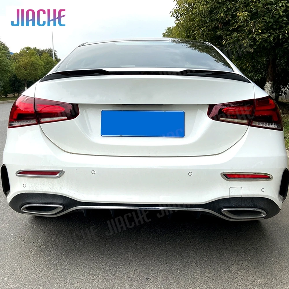

Задний спойлер из АБС-пластика, крылья, украшение в стиле автомобиля для Mercedes Benz W177 A180 A200 A220 A35 для AMG Sedan, 4-дверный 2019 2020