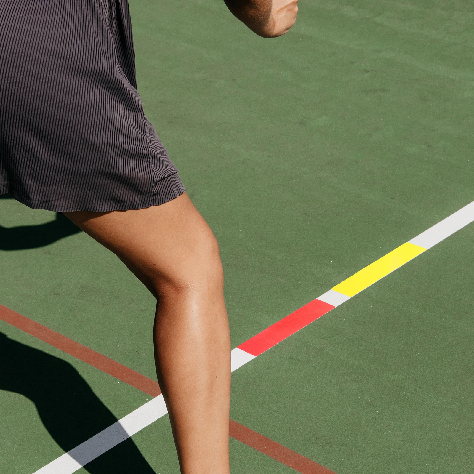 

8 Pcs Rectangle Stadium Marking Line Tennis Court Lines Markers Tpe Sports Venue Markings