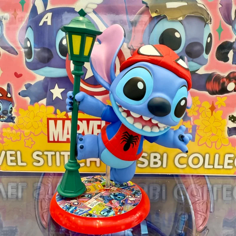 

Горячие игрушки Мстители Marvel и Стич Joint Edition Серия Слепая коробка Креативный стежок Аниме Персонаж Ручной орнамент Подарочные игрушки