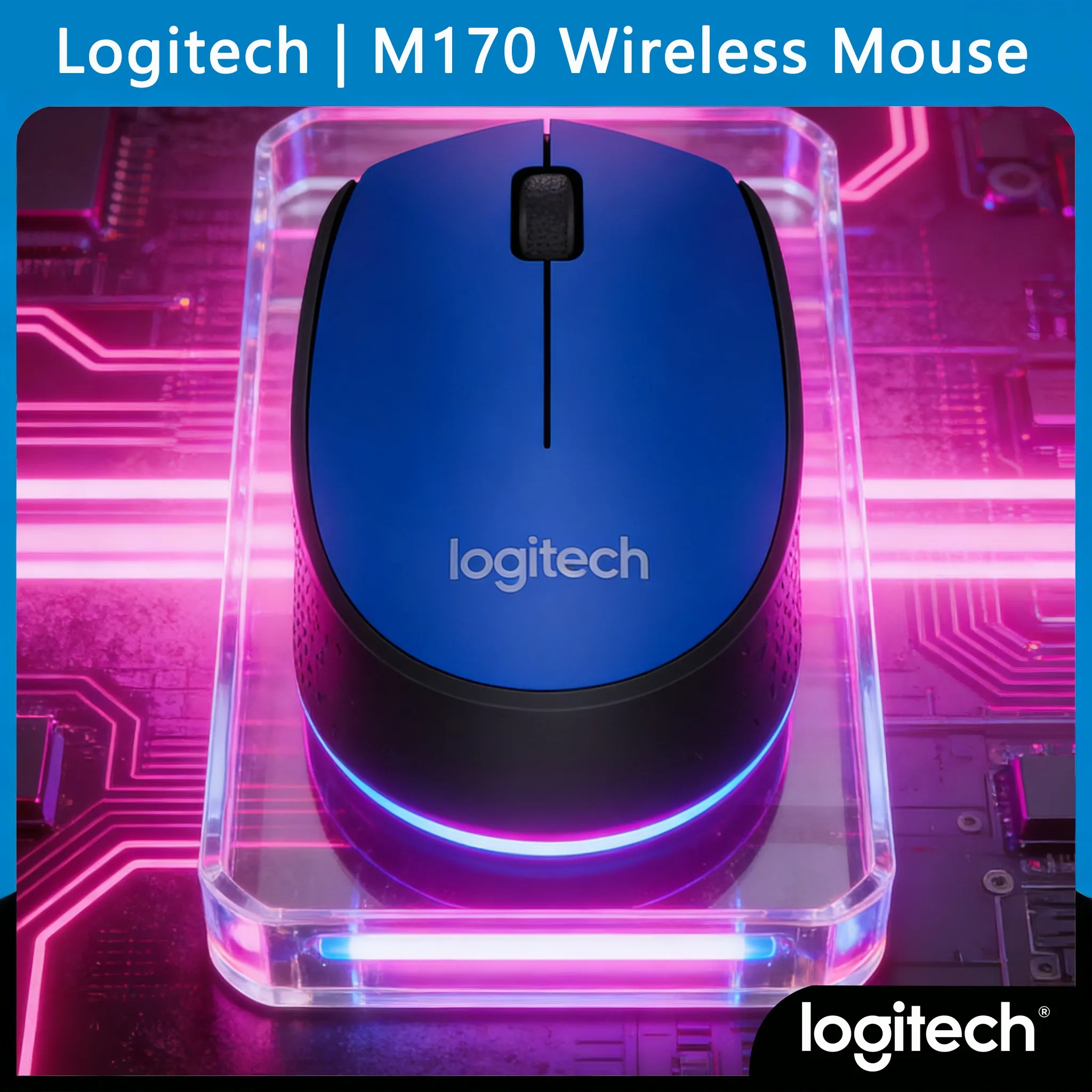 

Logitech M170 — легко носить в сумке для ноутбука