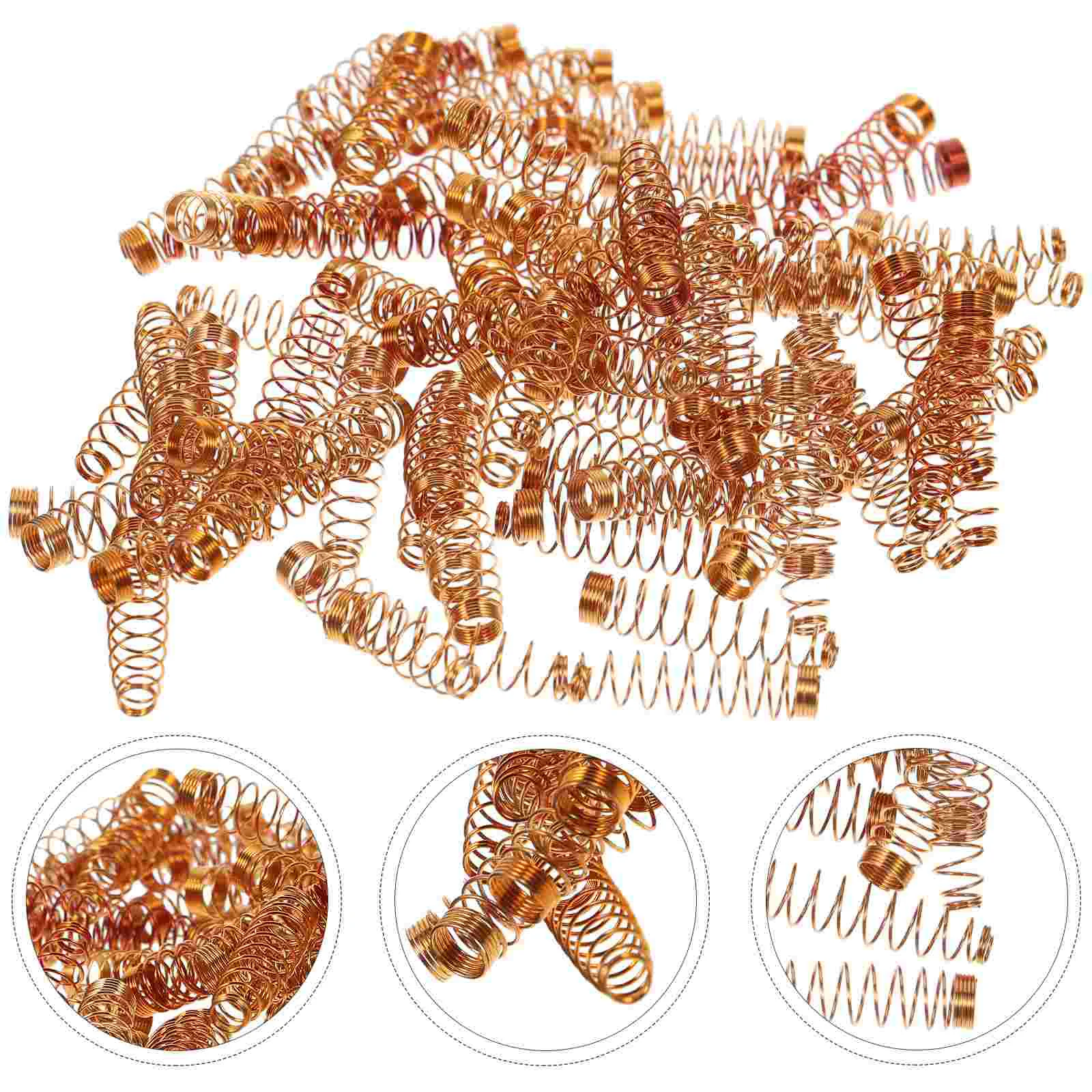 

90 Pcs Mini Spring Tiny Copper Springs Mechanical Compression Tool Small Mould Die Extension Accessories