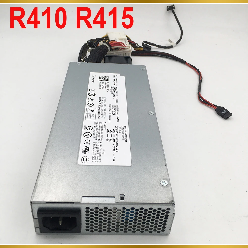 

For DELL R410 R415 Server Power Supply DPS-480CB A CN-0H410J 0H410J H410J 480W D480E-S0