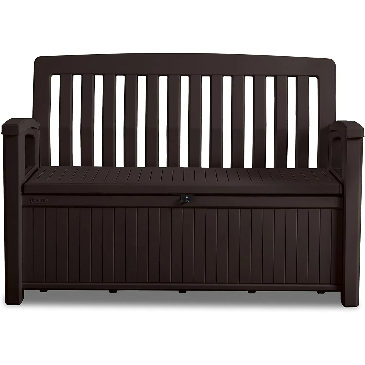 

60-галлонная скамейка для хранения палубы для мебели для патио, переднего крыльца и сидений на открытом воздухе — идеально подходит для хранения садового инструмента