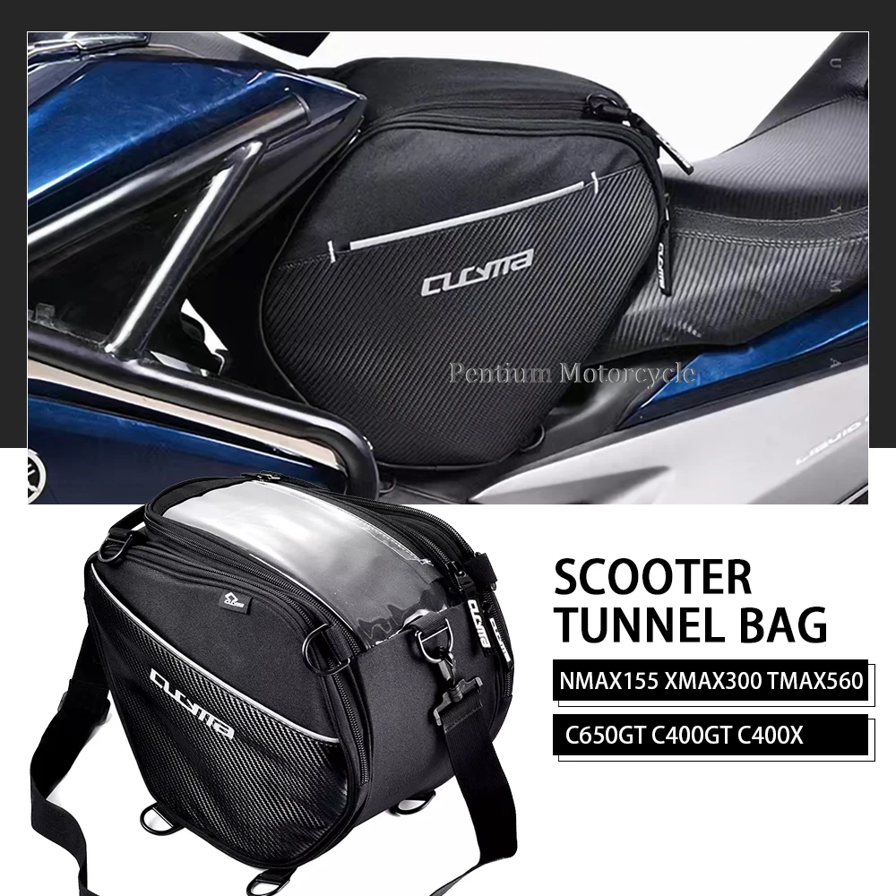 

For ALL NEW NMAX155 XMAX300 For FORZA300 ADV150 TMAX560 C650GT C400GT C400X Motorcycle Scooter Tunnel Seat Bag Saddle Bags