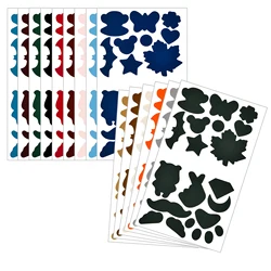 1set No Ironing Stickers Patches Down Jacket Self Adhesive Patcher Repair Washable Patch Apparel Sewing Fabric DIY Fix Patch