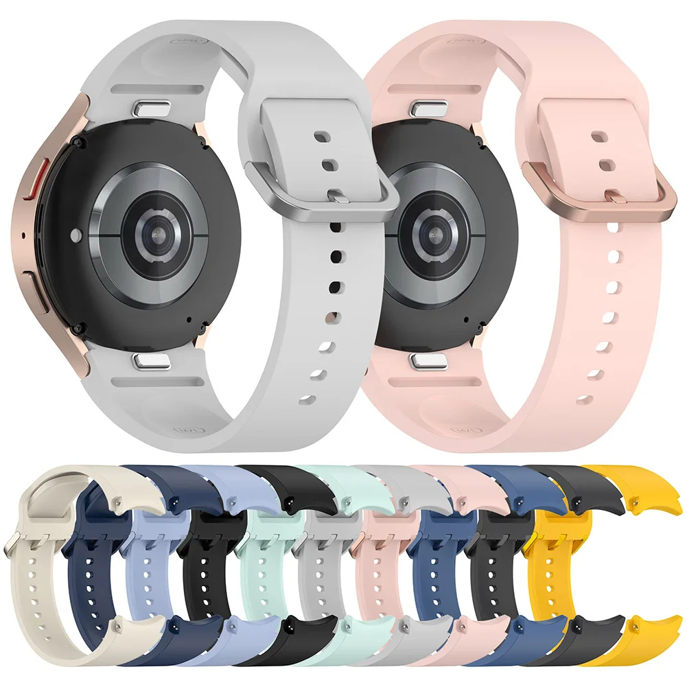 

Силиконовый ремешок, регулируемый, сменный, спортивный, водонепроницаемый, защищающий от пота, для Samsung Galaxy Watch 7/FE/6/6 Classic/5/5 Pro