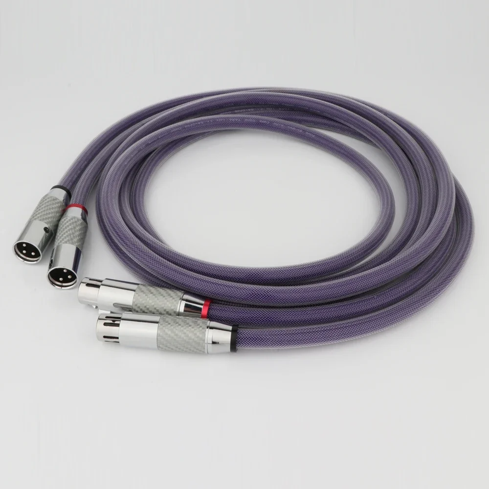 18-Gauge-XLR-Mikrofonkabel, 1 Paar, männlich zu weiblich, 3-polig, nylonummantelt, symmetrische Leitungen mit OCC-Kupferleitern – Detail 8