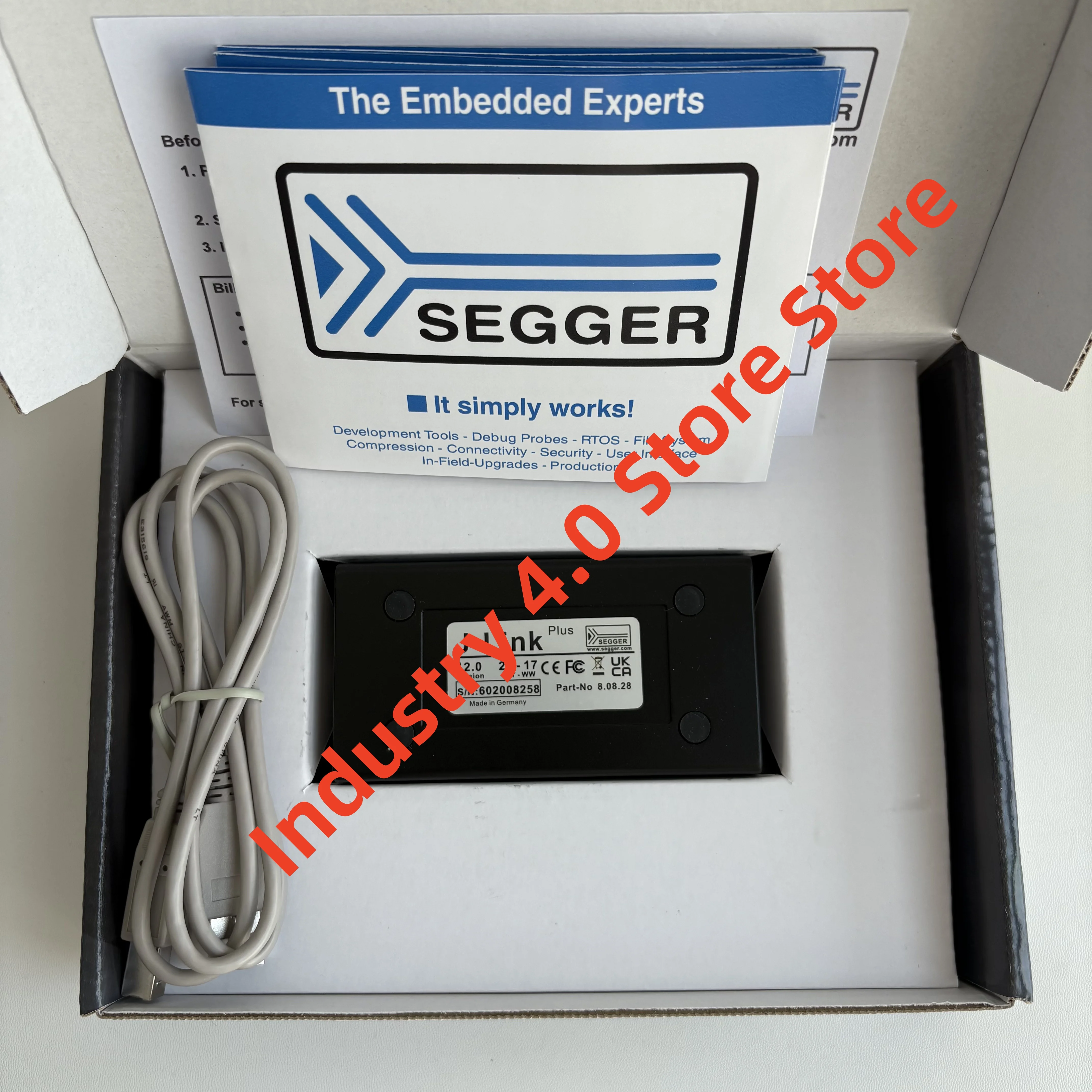 ใหม่ต้นฉบับ J-link Plus 8.08.28 เครื่องจําลองการเผาไหม้