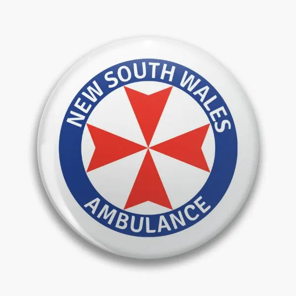 Nsw Ambulance  Soft Button Pin Fashion Brooch Metal Lapel Pin Jewelry Creative Collar Women Clothes Decor Cute Hat Funny Badge