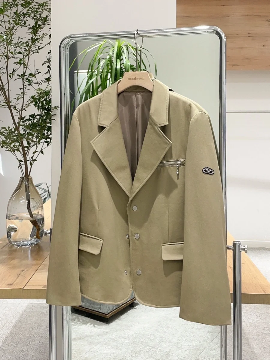

Nok Xiaola Authentic Spring 2025 Brand RC Haome Suit Jaet Coat in Two Colors Commute Sle Long Sve Suit