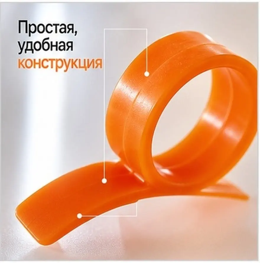 2Pcs Stylish Ring Citrus Fruit Peeler Orange Lemon Opener Food-Safe Hard Plastic Quick Peel Gadget for Oranges Lemons Limes
