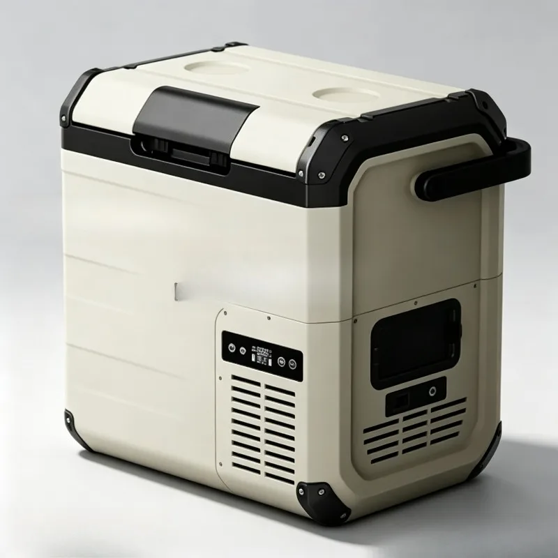 New Portable Mini Fridge 12V/24V Truck Compressor Freezer 220V Car Home Dual Use Refrigerator For Camping Long Distance