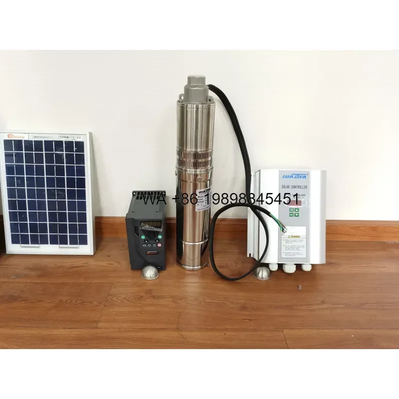 Wmwmnu For DC Deep Well Submersible Solar Water Pump IP52 Stainless Steel Max Head 57m