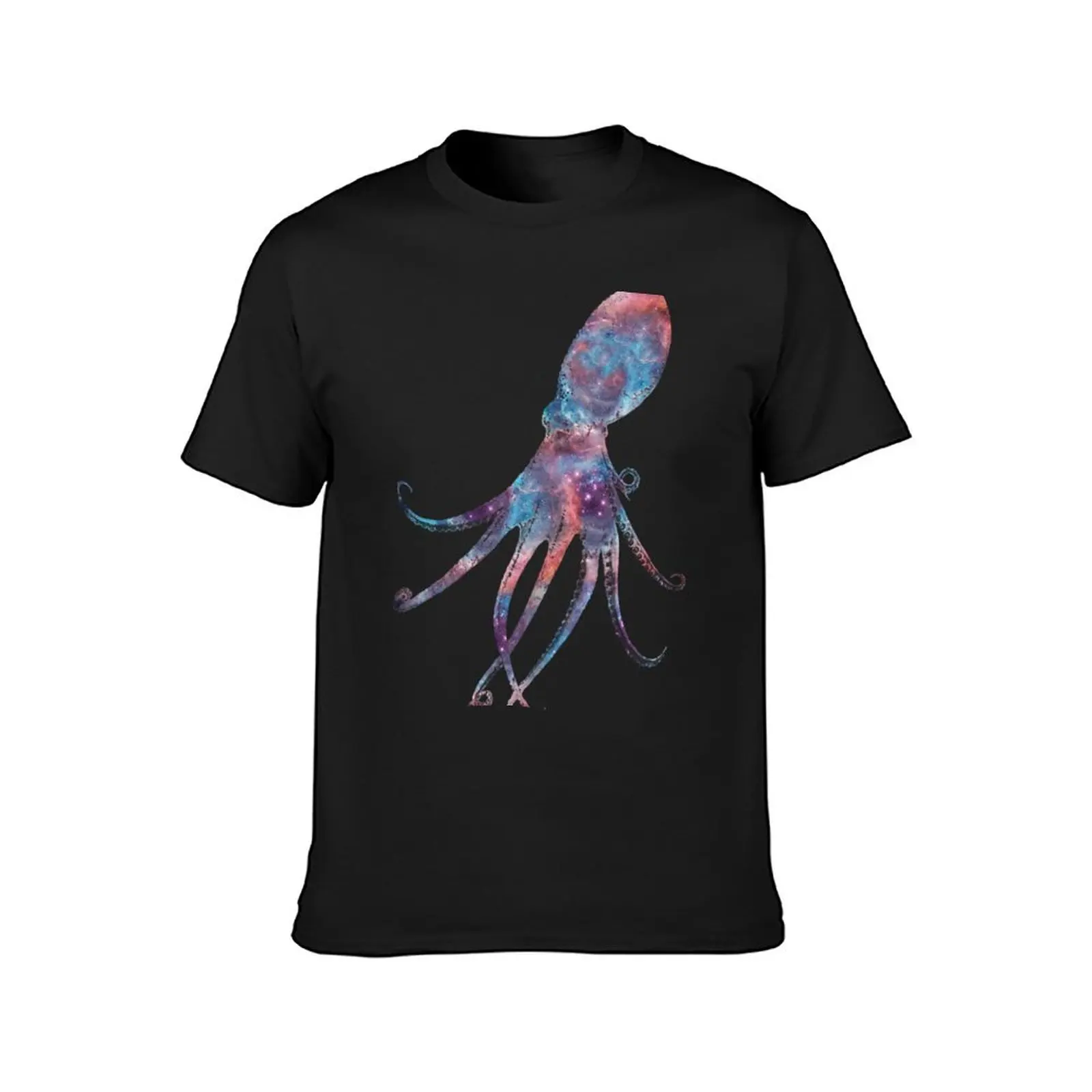 Cosmic Octopus! T-Shirt blacks heavyweights cute clothes plain white t shirts men