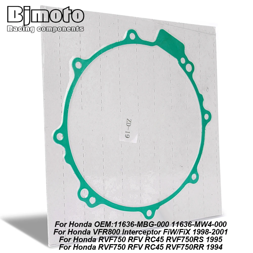 Stator Magneto Generator Cover Gasket For Honda VFR800 Interceptor FiW/FiX 1998-2001 RVF750 RFV RC45 RVF750RS 1995 RVF750RR 1994