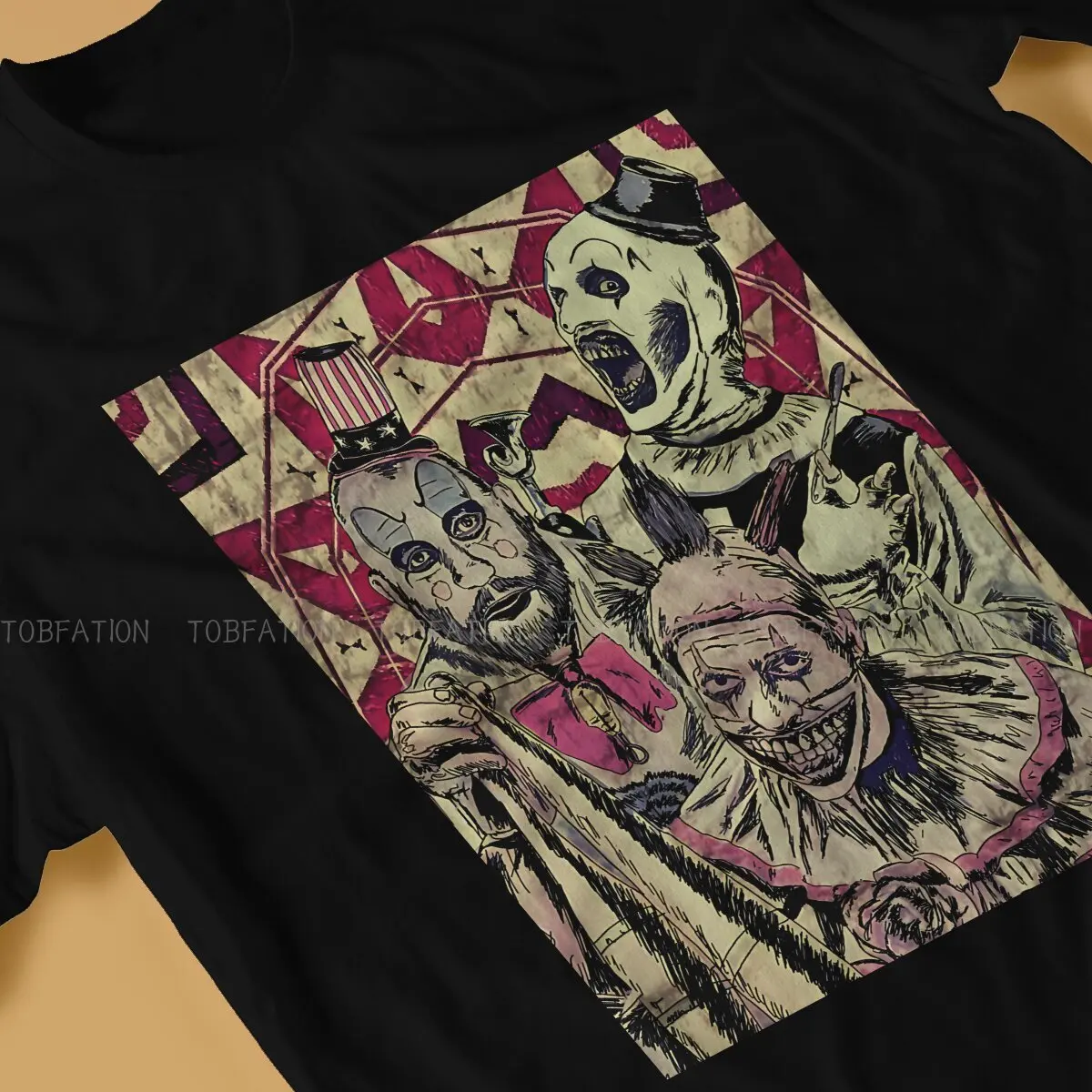 Musica retrò i clown regali fan della musica maglietta per gli uomini Terrifier film Horror abbigliamento maglietta morbida stampata regalo creativo