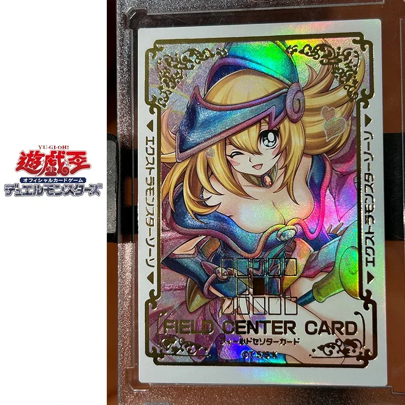 1pcs/set Yu-Gi-Oh! Dark Magician Girl Holactie the Creator of Light Anime character DIY Collection flash card Christmas gift toy