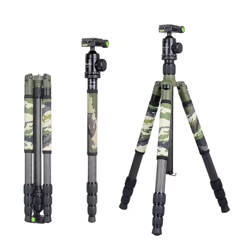 High Quality Professional Carbon Fiber Tripod Set  Digital Camera Tripod For Travel And Shoot