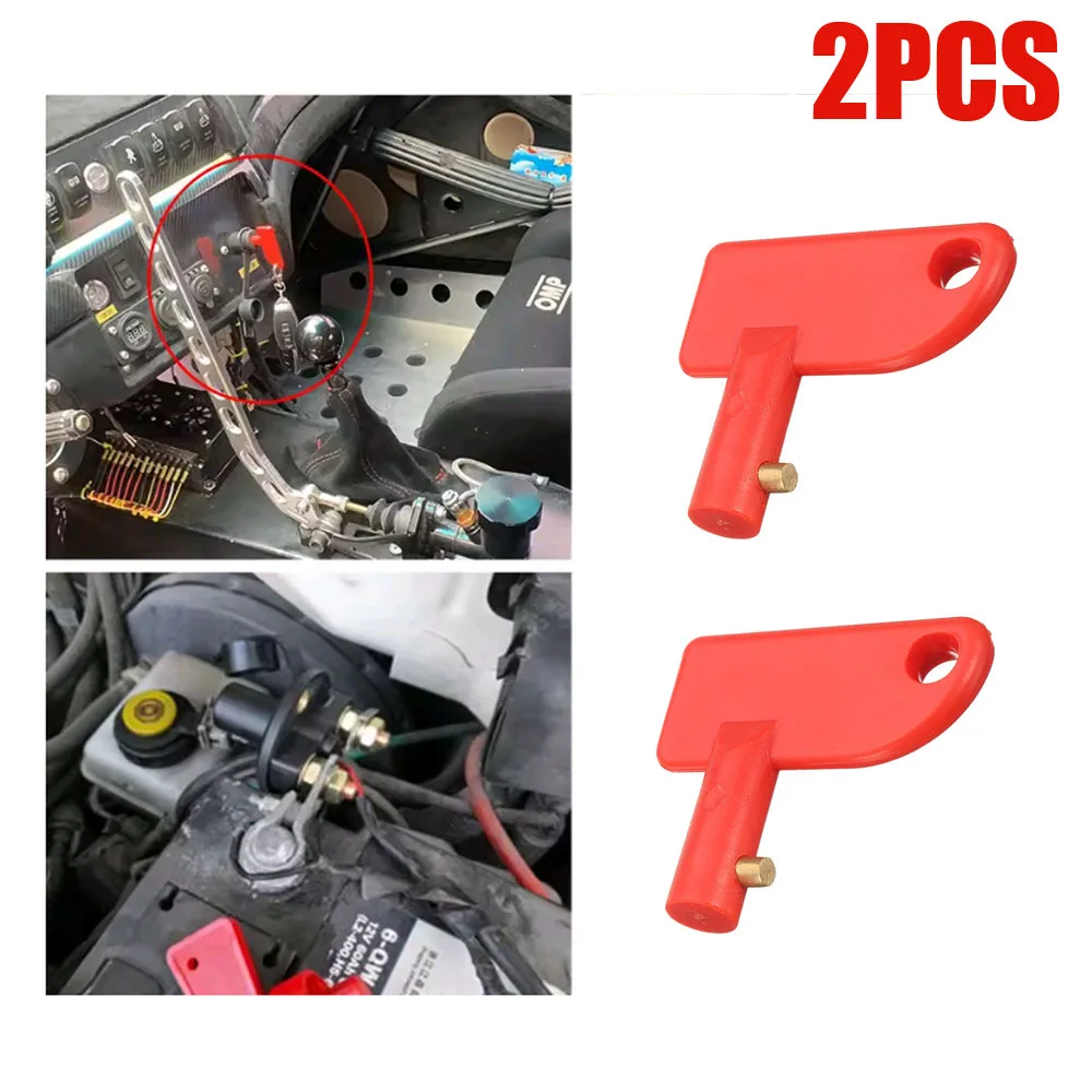 

2 Key Cut Off Battery Main Kill Switch Universa Car Rotary Power Switch Truck Boat Vehicle Modify Isolator Disconnector Tool