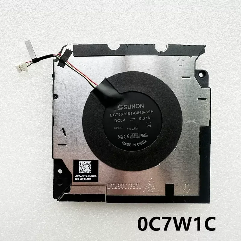 For Dell Precision 5680 5690 Workstation Laptop CPU Cooling Fan Replacement Part 0C7W1C