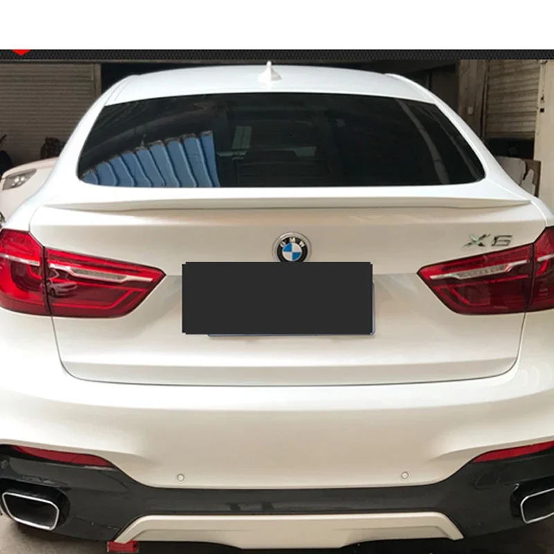 car styling ABS X6 F16 Rear Spoiler Trunk Wing for BMW X6 F16 M-Performance style