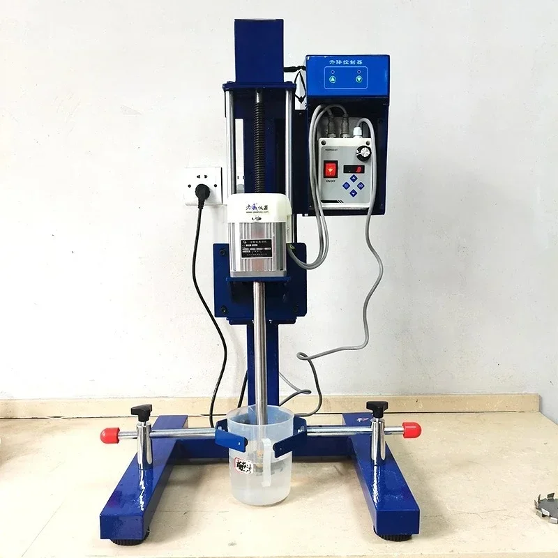 Disperser digital display high-speed disperser large laboratory mixing stirrer grinder coating paint dispersing instrument