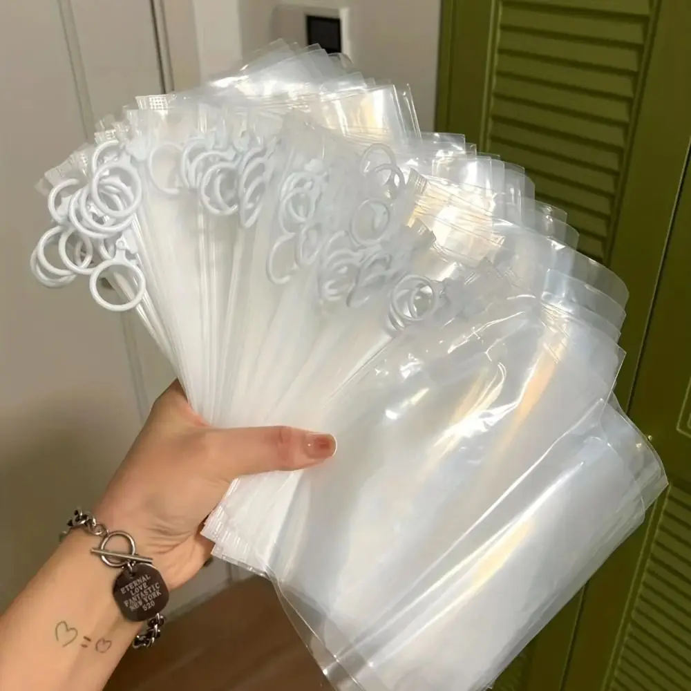 20 stücke, extra dicke Reiß verschluss tasche, Schreibwaren, Kleinigkeiten Sortier beutel, Aufbewahrung tasche, HD transparente Sortiert asche 20 Seide