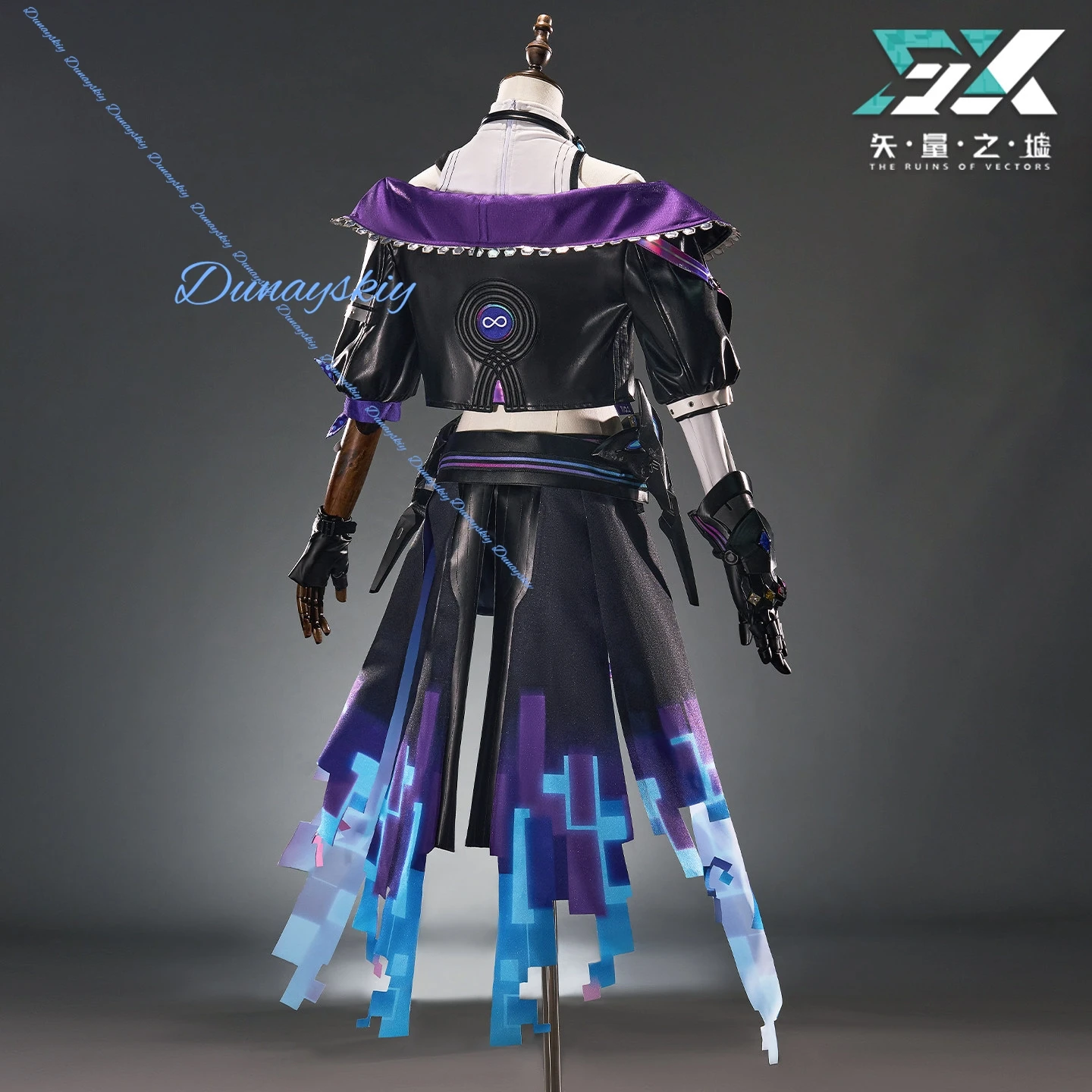Honkai Star Rail Silver Wolf LV.999 Cosplay Costume Wig Uniform Jacket Sunglasses Headwear Role Play Halloween Party Women Girls view 3
