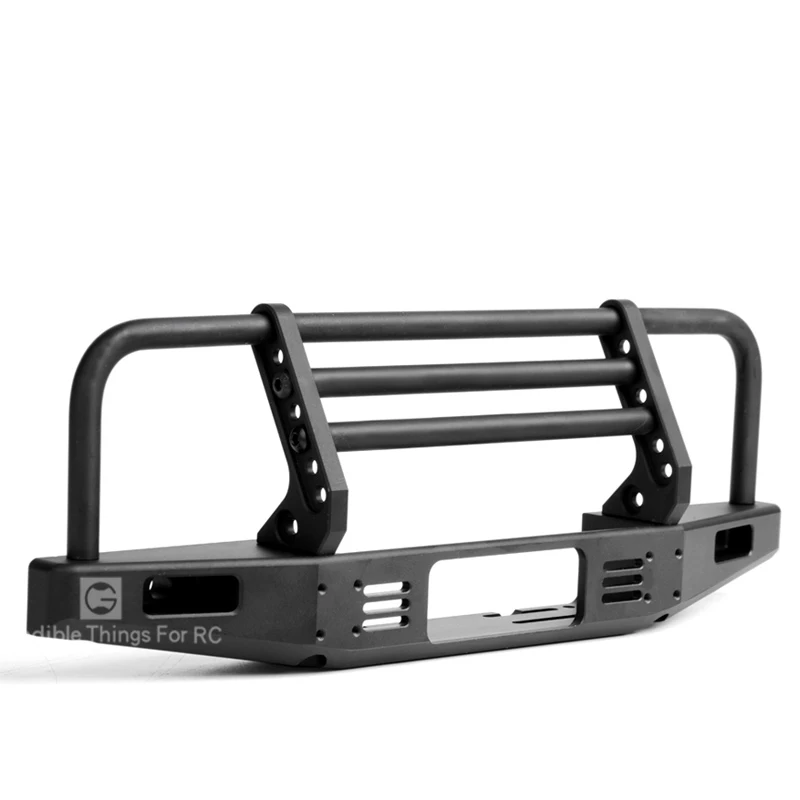 Simulation Metal Wilderness Front Bumper Anti-collision for 1/10 RC Crawler Car Traxxas TRX-4 DEFENDER AXIAL SCX10 Accessories