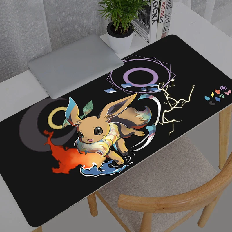 Alfombrilla de ratón grande para PC, alfombrilla de ratón XXL para videojuegos, Pokemon Pikachu, para deportes electrónicos, 800x300, alfombrilla de escritorio para teclado de ordenador portátil, alfombrilla de ratón Xxl