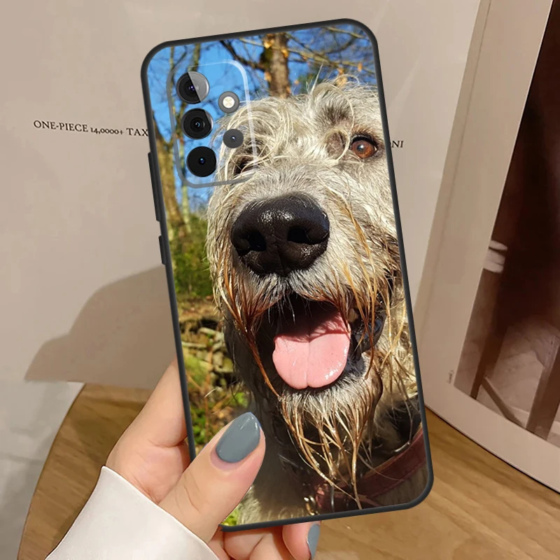 Irish Wolfhound Dog Funda For Samsung Galaxy A15 A25 A35 A55 A52 A32 A12 A14 A34 A54 A51 A71 A53 A13 A33 Case