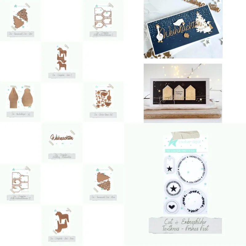 Verschiedene Muster auf dem Rücken des kleinen Pferdes Metall-Stanzformen für DIY Scrapbooking Bastelarbeiten Schablonenherstellung