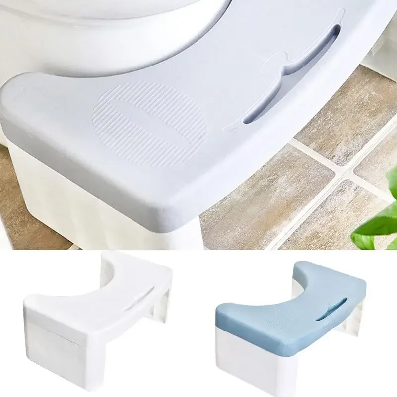 

Toilet Foot Stool Non-Slip Poop Stool Portable Toilet Foot Stool Anti-slip Squatting Toilet Potty Step Stool Poop Stool With