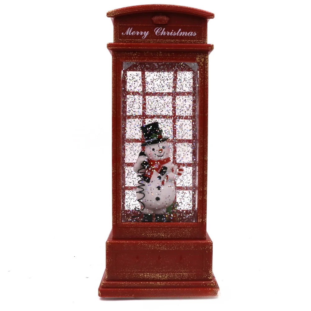 Hot Christmas Snowman Old mandrilling Snow Wind Light WithThree MusicBoxes regolabili musica di natale Wind Light Music Box Light