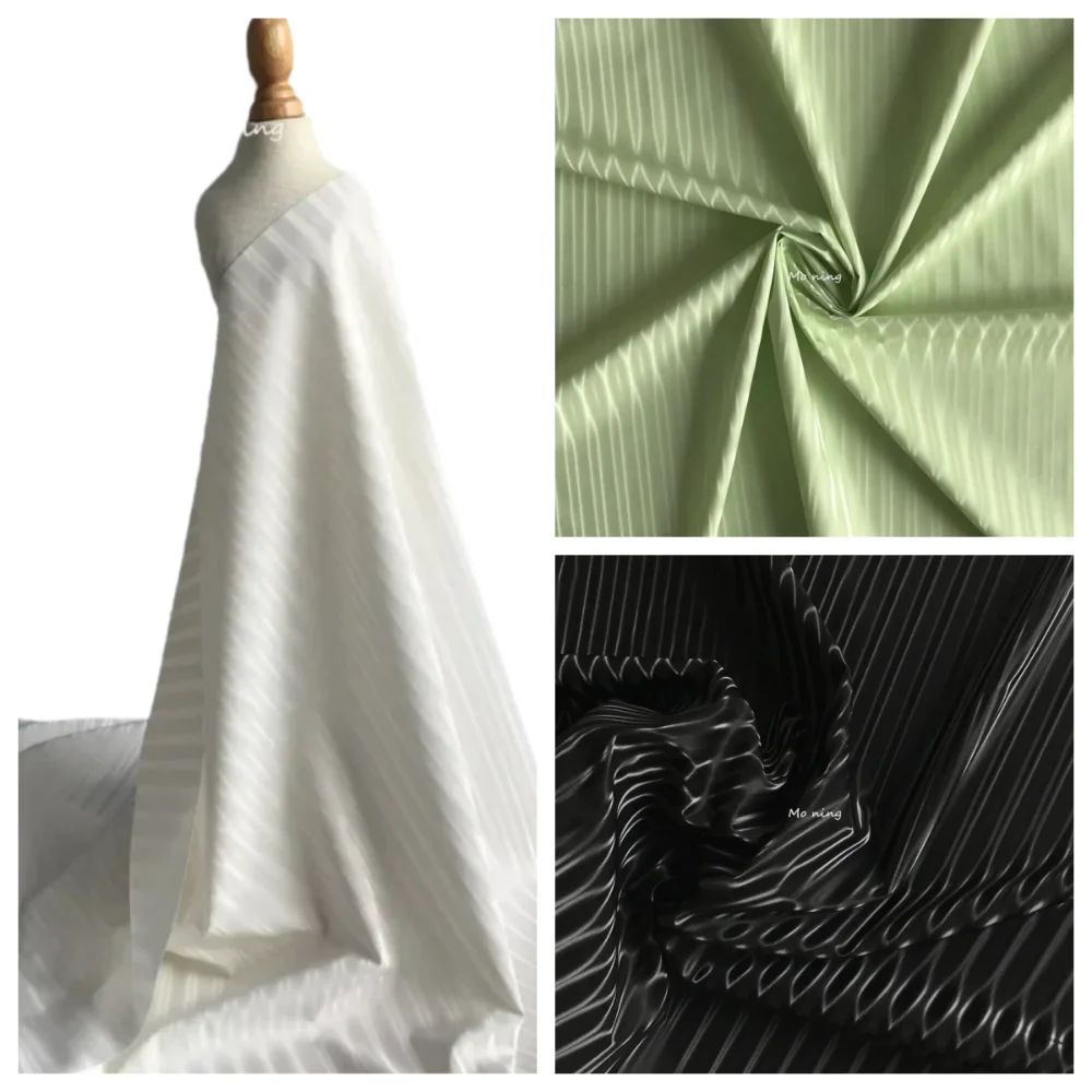 

Composite PU Film Fabric Lightweight Elastic Down Cotton Jacket Performance Clothing Design Cloth for Diy Sewing By The Yard