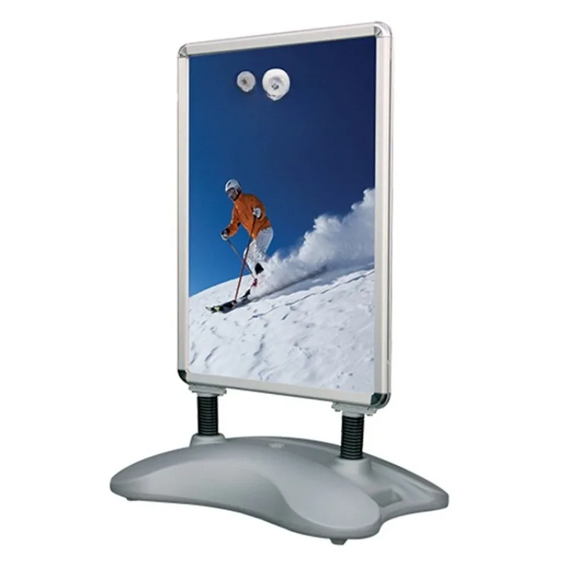 

poster rack, floor-to-ceiling display board, windproof display board, double-sided vertical promotional billboard