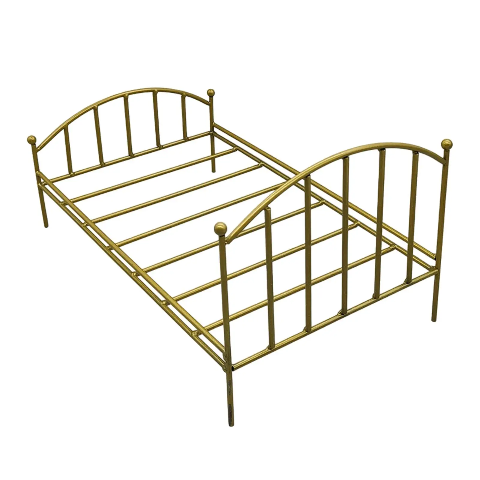 

1:12 Scale Mini Bed DIY Miniature Dollhouse Accessories Doll Home Furniture Craft for Photo Props Micro Landscape Dollhouse