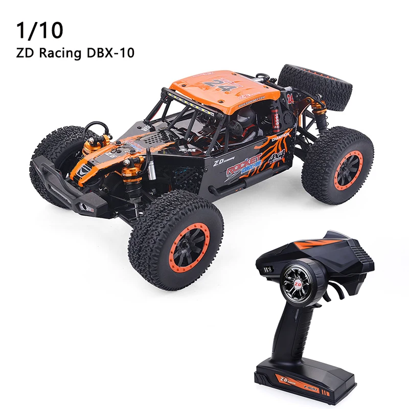 

ZD Racing DBX-10 1/10 RC Car 4WD Brushed/Brushless 80km/H High-speed 2.4G RTR RC Model Car Desert Buggy Off-road Vehicle Boy Toy