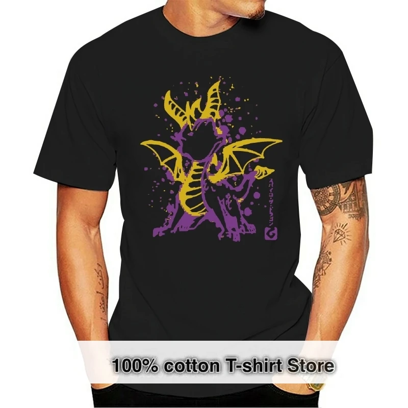 NEW Spyro Retro Game logo T-SHIRTS S-5XL