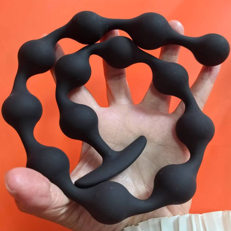 مبيعات المصنع الخرز الشرجي الطويل بوتيسد سيليكون المكونات الشرج/الكرات تحفيز الشرج/موسع سحب حبة دسار ولكن المكونات الكبار Sextoy #1