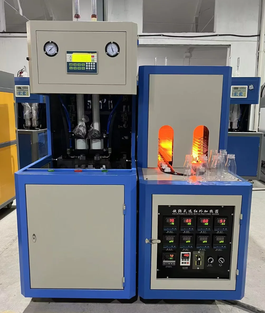 Factory Low Price Semi Automatic Bottle Making Machine PET Bottle Blow Molding Machine