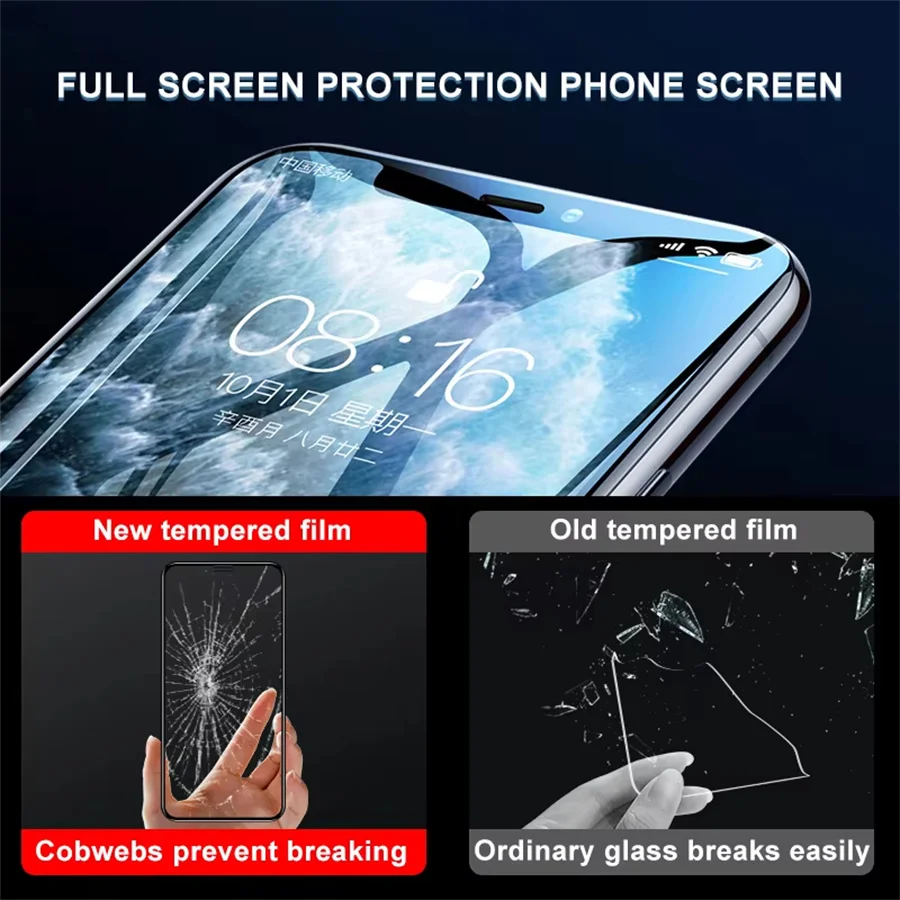 1-5 PCS Protectores de pantalla de vidrio templado para Samsung Galaxy S24 Ultra S23 S22 S21 S20 FE A55 5G A54 A53 A52 A35 A33 A15 A14 A13 3