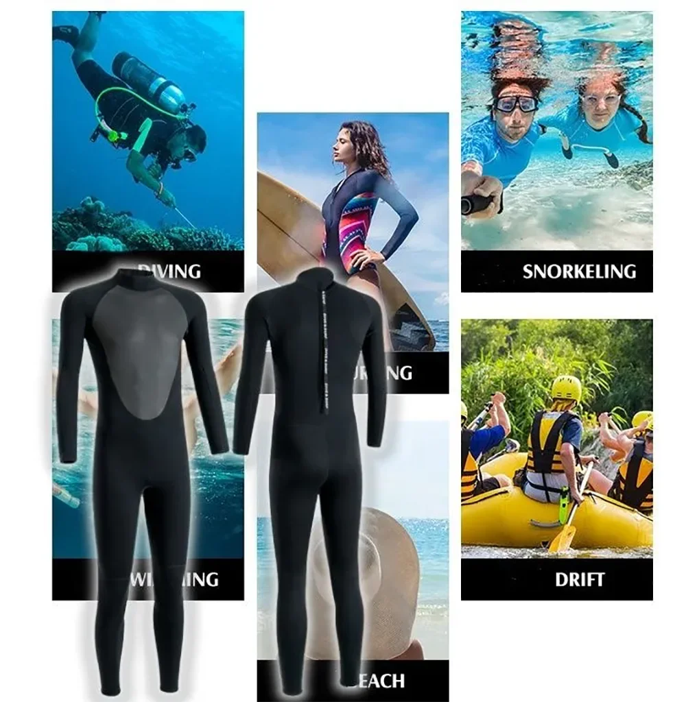 3 مللي متر الرجال بذلة النيوبرين تصفح الغوص الغوص السباحة بدلة للجسم بدلة غطس تصفح Kitesurf الملابس المعدات