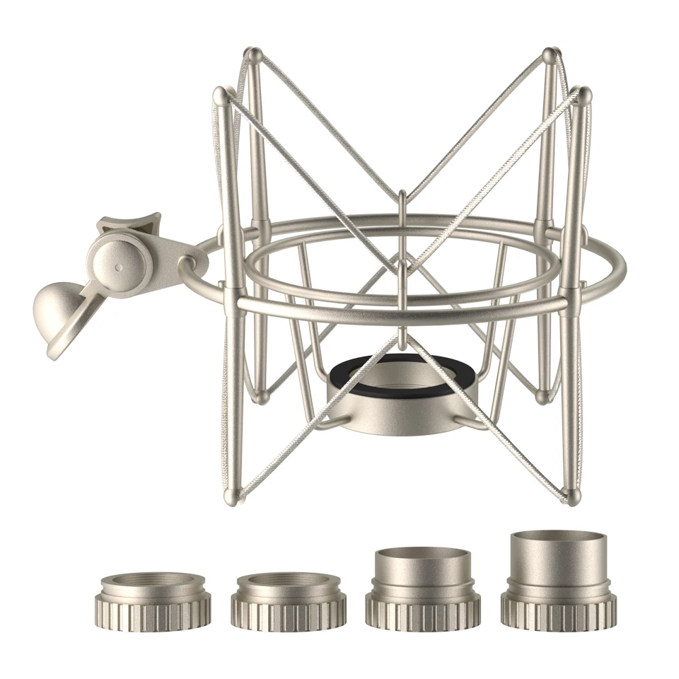 Soporte de micrófono para soporte de choque Compatible con AKG P120 P220 Perception 220 P420 P820 P8207 U87 Mk4