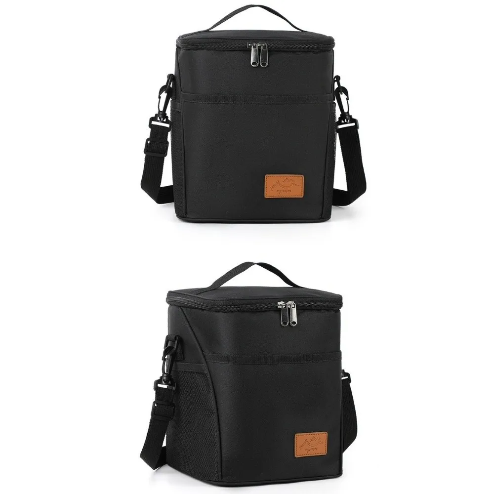 Lunch bag insulated with leakproof thermal lining, spacious interior, durable fabric, and stylish design for work, school, travel, and everyday meals.