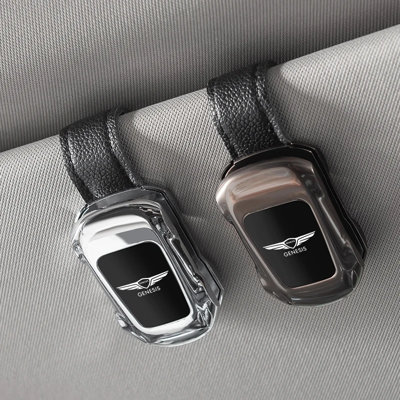 General Car Sunshade Eyeglass Box Auto Styling Sunglasses Glasses Clip For Genesis Coupe G60 G70 G80 G90 GV60 GV70 GV80