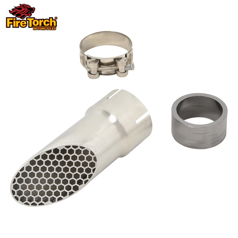 Slip On For KAWASAKI Z900 E A2 Ninja 900 2017 2018 2019 Motorcycle Exhaust Pipe With Tube Gasket Hidden Escape Moto Mini Muffler