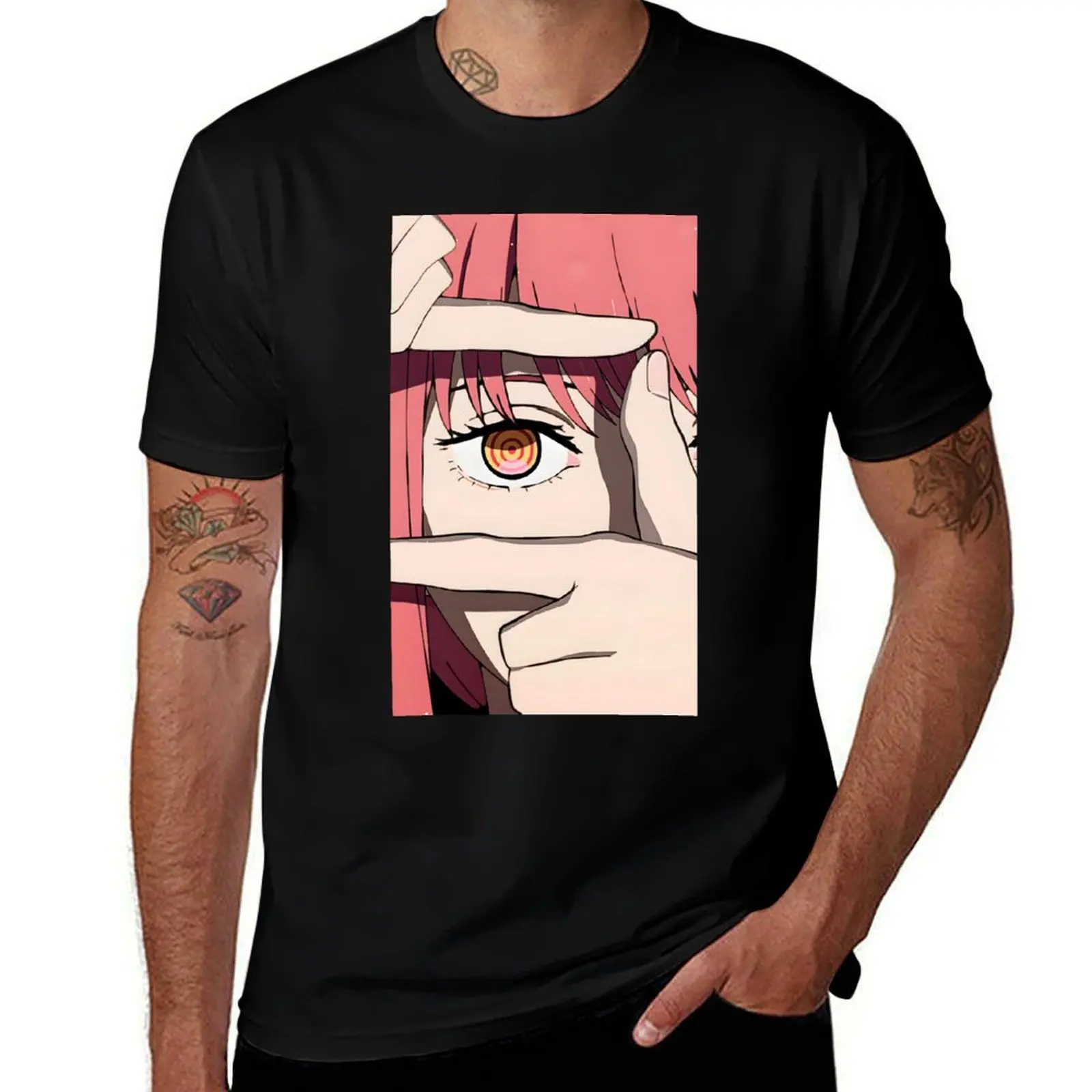 

Makima eyes T-Shirt anime t shirts for man man t shirt luxury T-Shirt