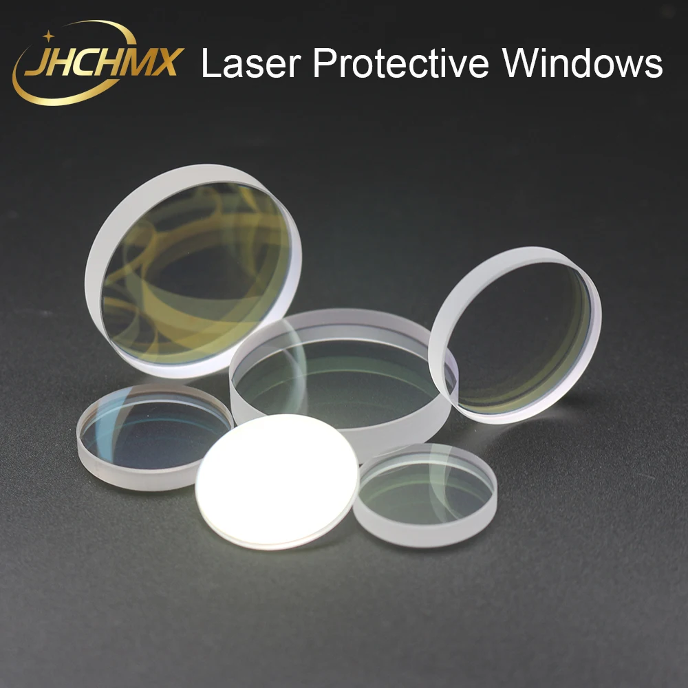 JHCHMX Laser Protective Windows 18*2 20*4 22.35*4 27.9*4.1 30*5 36*5 37*7 1064nm Quartz  Fused Silica For Laser Cutting Welding