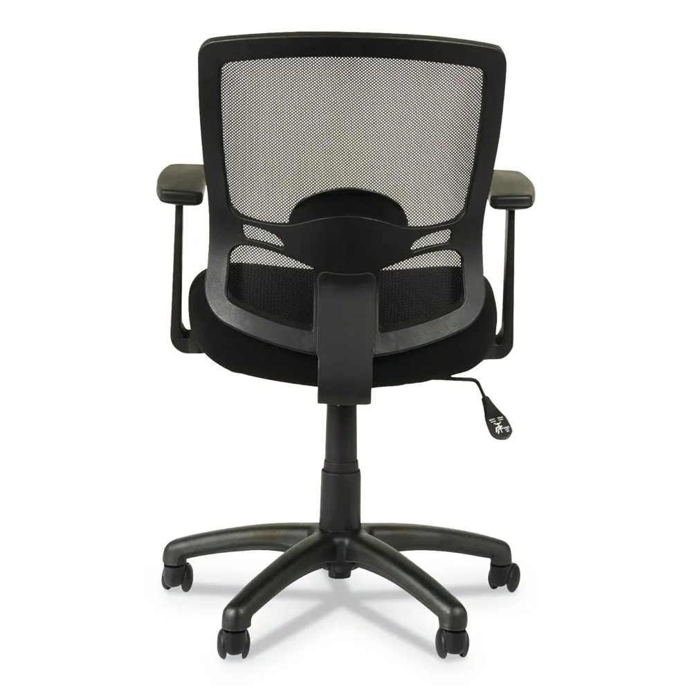 Office Desk Chair, Mid-Back, Black, Customized